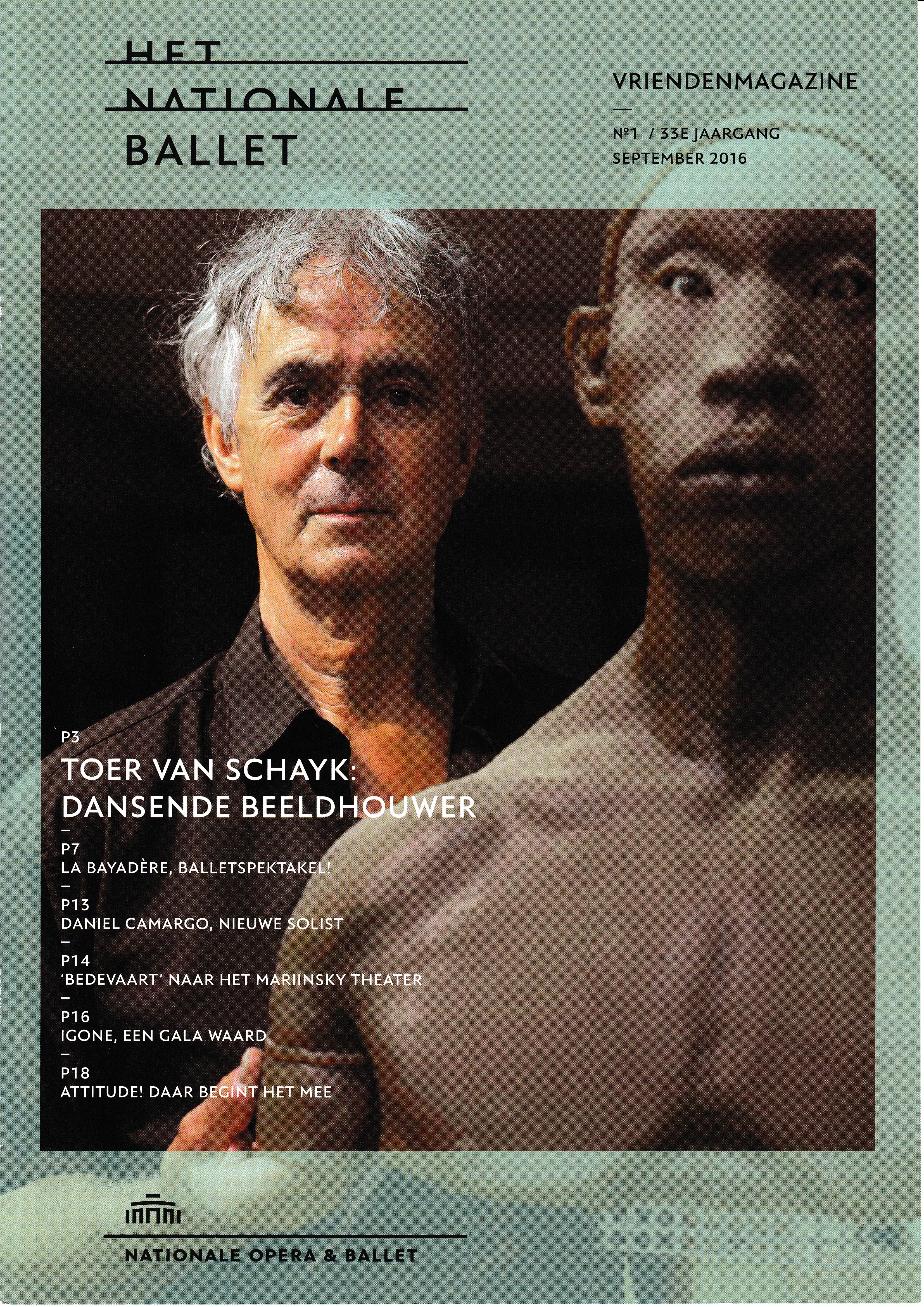 Vriendenbulletin Nationale Ballet september 2016